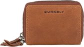 Burkely Antique Avery Unisex Wallet S Double Zip - Cognac