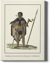 Walljar - Captain Khoikhoi - Muurdecoratie - Poster met lijst