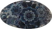 Zeeuws Meisje - Haarspeld 8 cm -Delftsblauw geschilderde  bloemen