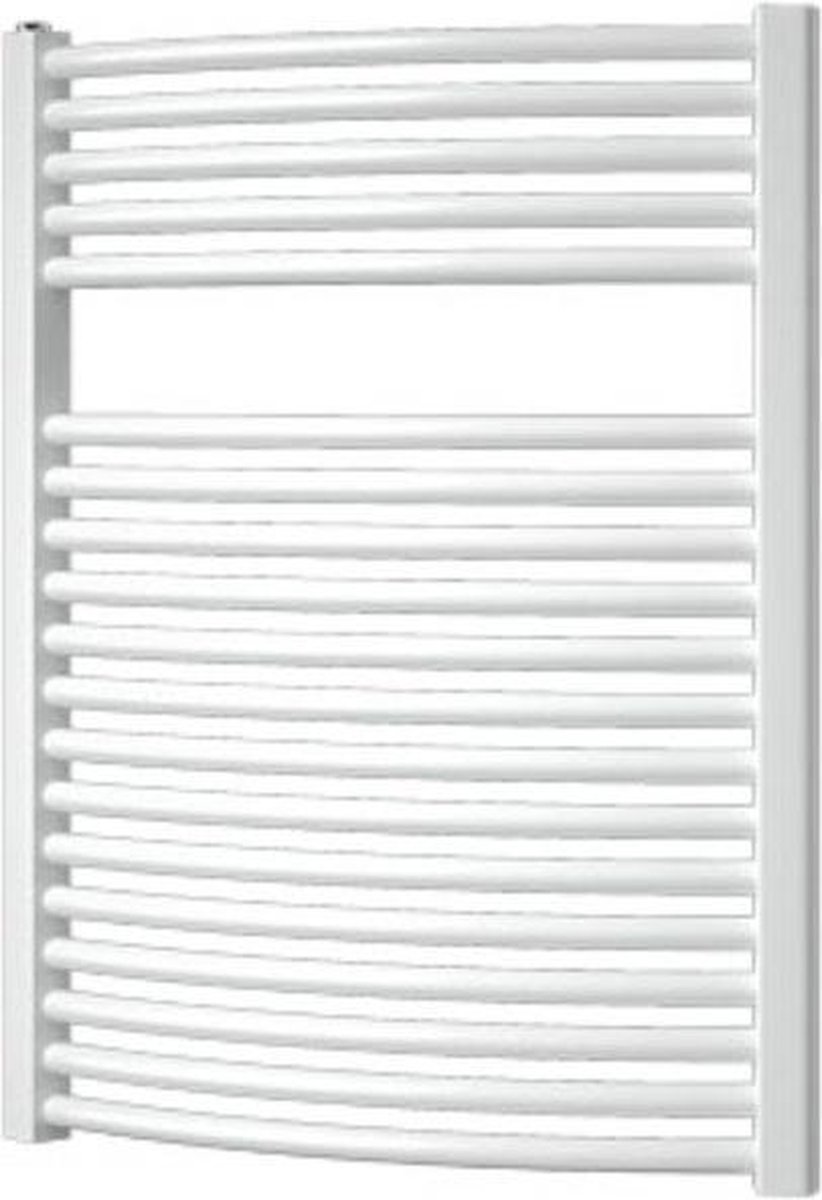 Plieger Onda Designradiator - Handdoekradiator – 76.4 cm x 58.5 cm - 528 Watt - Wit