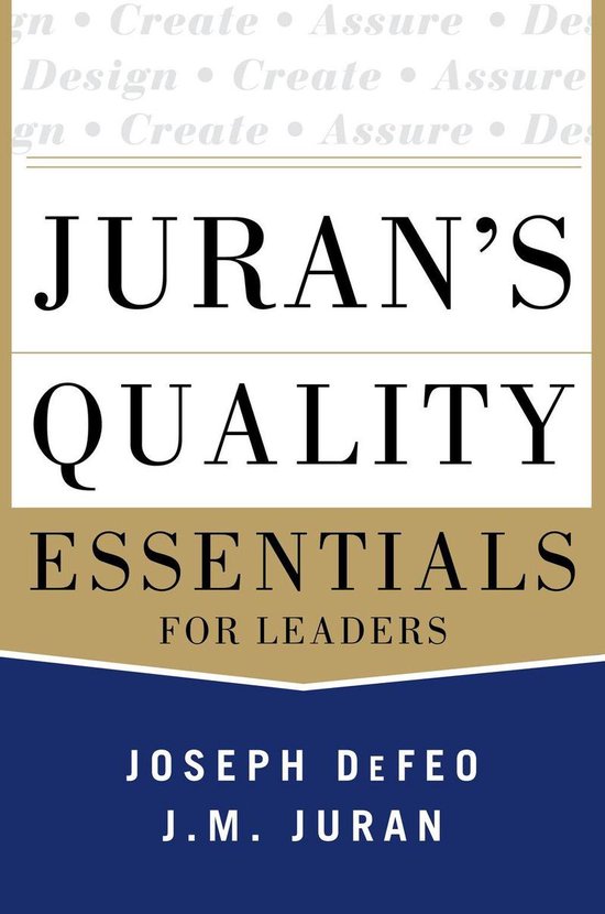 Juran's Quality Essentials - cover