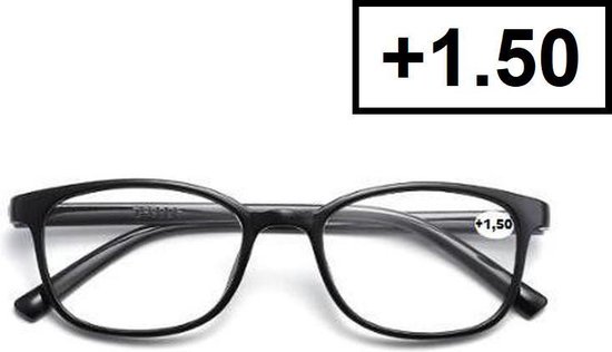 Klein omringen Vergelijkbaar Cosy @ Home Leesbril Zwart +1.50 - Dames - Heren - Leesbrillen - Trendy -  Lees bril -... | bol.com