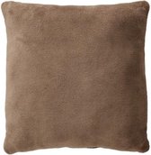 Kussen TAUPE - ca. 45x45 cm - 100% polyester ( set van 2 stuks )