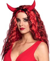 Pruik She-devil Halloween.