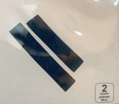 Booty Band set van 2 (M/L) - 2 weerstandsbanden kleur aqua stof
