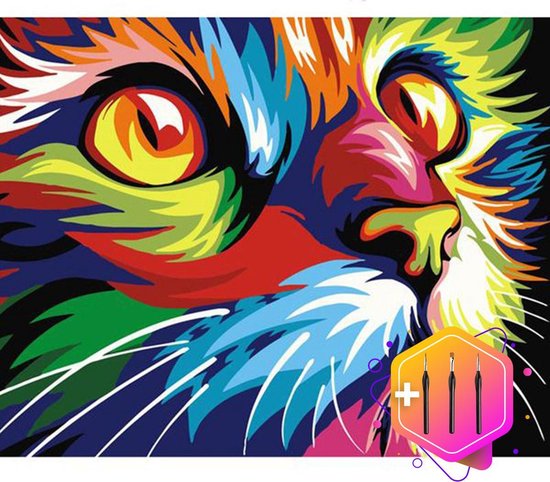 Schilderen op nummer Katten | Creatieve hobby voor kattenliefhebbers