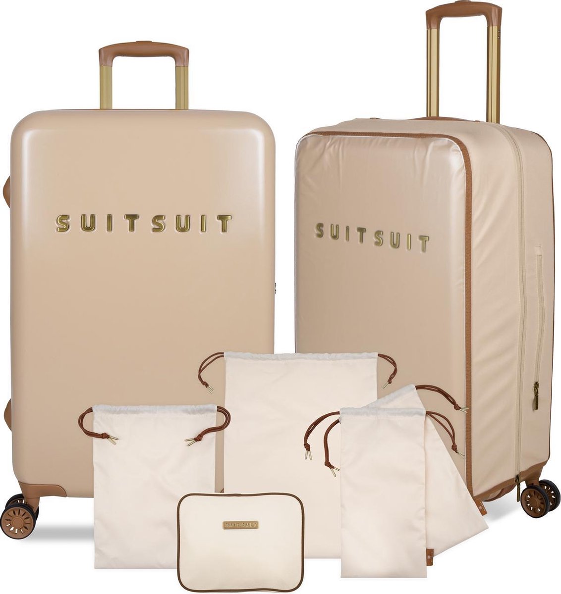 SUITSUIT - Fab Seventies - Warm Sand - Special Travel Set (66 cm) | bol