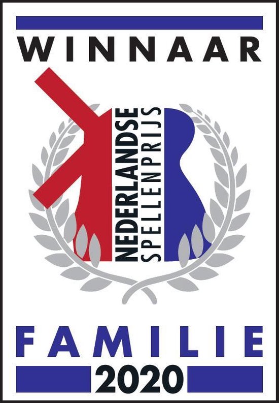 Logo met 'Winnaar Nederlandse Spellenprijs Familie 2020'.