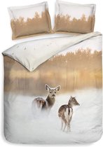 Heckett & Lane Mayer - Dekbedovertrek - Tweepersoons - 200x200/220 cm - Sunset Beige