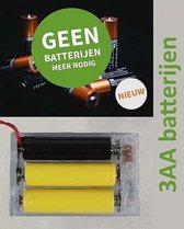 Batterijlader - adapterset - batterijvervanger - kerstverlichting - voor 3 X AA-batterijen