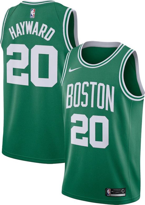 Interpretatie Automatisering Niet verwacht NBA Jersey Boston Celtic Gordon Hayward - Icon Edition - Maat S | Basketbal  shirt | Tenue | bol.com