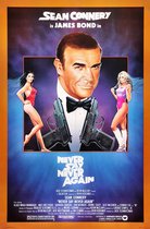 Filmposter Jean Connery - James Bond - Never Say Never Again - Warner Bros - 61x91,5 cm - klassieke films