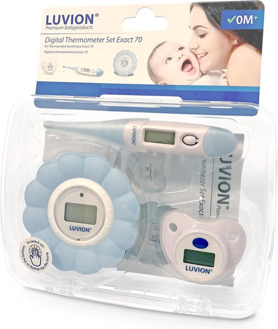Luvion - 3 in 1 Baby Thermometer Set - Koortsthermometer - Bad / Water Thermometer - Speen Thermometer