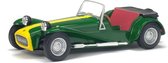 Lotus Seven, groen/geel