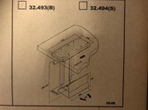 Tower CPU Houder Zwart Dataflex type 32.493