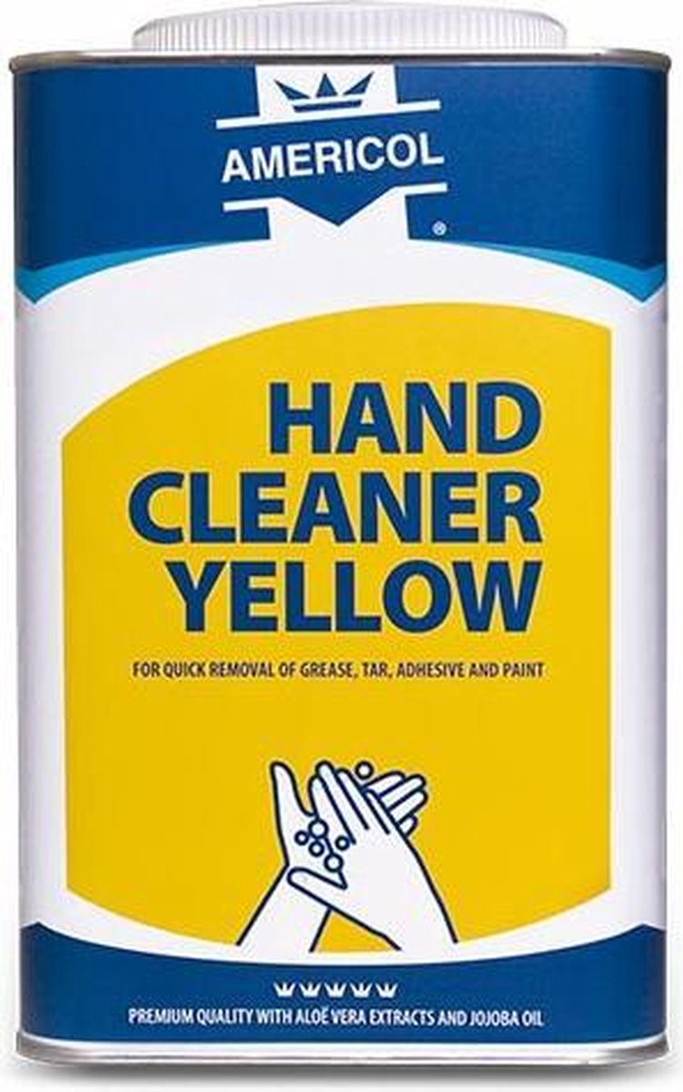 Americol HAND CLEANER YELLOW Blik 4,5 liter - Garagezeep - Handreiniger - Handzeep