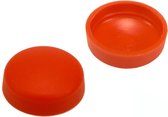 10 stuks - Afdekkapjes voor schroeven - 16mm - Rood