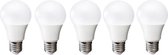 5 Stuks LED Lampen / 12 Watt (vervangt 100W Gloeilamp) / E27 Fitting / Warm Wit