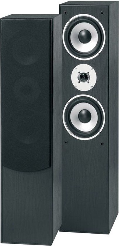 Luidsprekers - Fenton SHFT60B - Set van twee hifi luidsprekers voor stereo en home cinema - Zwart