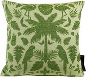 Sierkussen - Jacquard Chenille Green - Groen - 45 Cm X 45 Cm