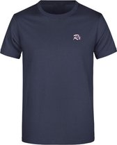 RiX Heren T-shirt Mason Navy Pink - XXL