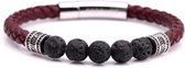 FortunaBeads Italia Palermo Armband – Heren – Natuursteen – Large 20cm