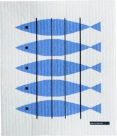 Almedahls vaatdoek Haring blauw