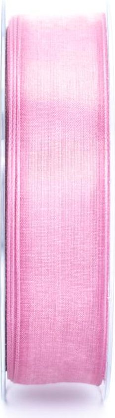 finemark Dekoband Chiffon ROOD cadeaulint lint