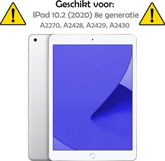 Housse adaptée pour iPad 10.2 2020 Housse de Luxe Case Book Case - Coque adaptée pour iPad 8 Case Cover - Papillons