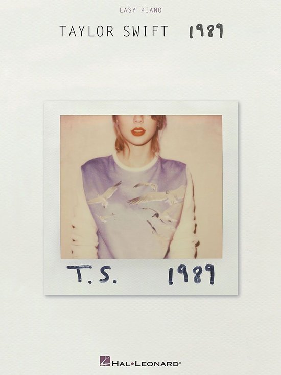 Taylor Swift - 1989 Songbook - cover