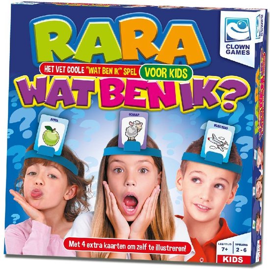 Rara Wat Ben Ik? Junior Clown Games Familiespel