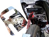 Underseat Gilera runner oud model aluminium polish dragon