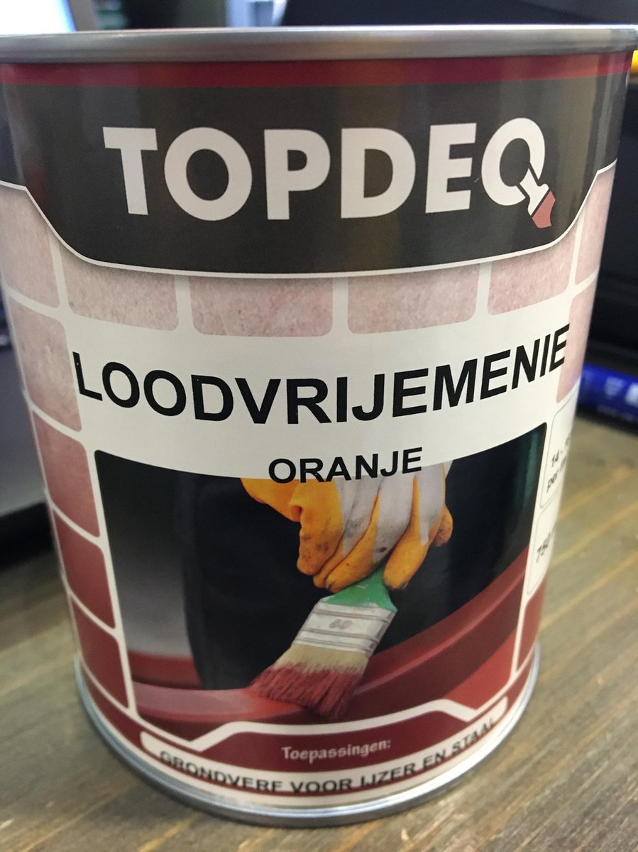 TOPDEQ LOODVRIJE MENIE oranje