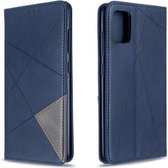 Book Case Samsung Galaxy A71 | Hoogwaardig PU Leren Hoesje | Lederen Wallet Case | Luxe Uitstraling | Telefoonhoesje | Pasjeshouder | Portemonnee | Blauw