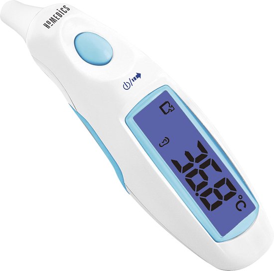 vaccinatie Bont Chemie HoMedics Jumbo digitale infrarood oorthermometer - koortsthermometer voor  volwassenen... | bol.com