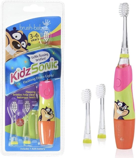 Brush-Baby© - BabySonic Elektrische Tandenborstel voor Baby's en Peuters -  3 jaar en ouder | bol.com