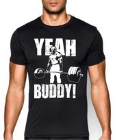 gym shirt - fitness shirt - bodybuilding - ronnie coleman - Yeah buddy - medium