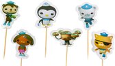 Octonauts |24 stuks|cupcake - cupcake decoratie - cupcake versiering - cupcake toppers - taart decoratie - taartversiering