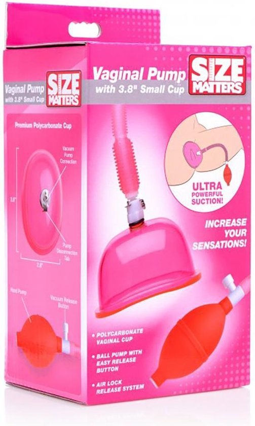 Pompe vaginale avec petite tasse de 3,8 pouces - Pink | bol.com