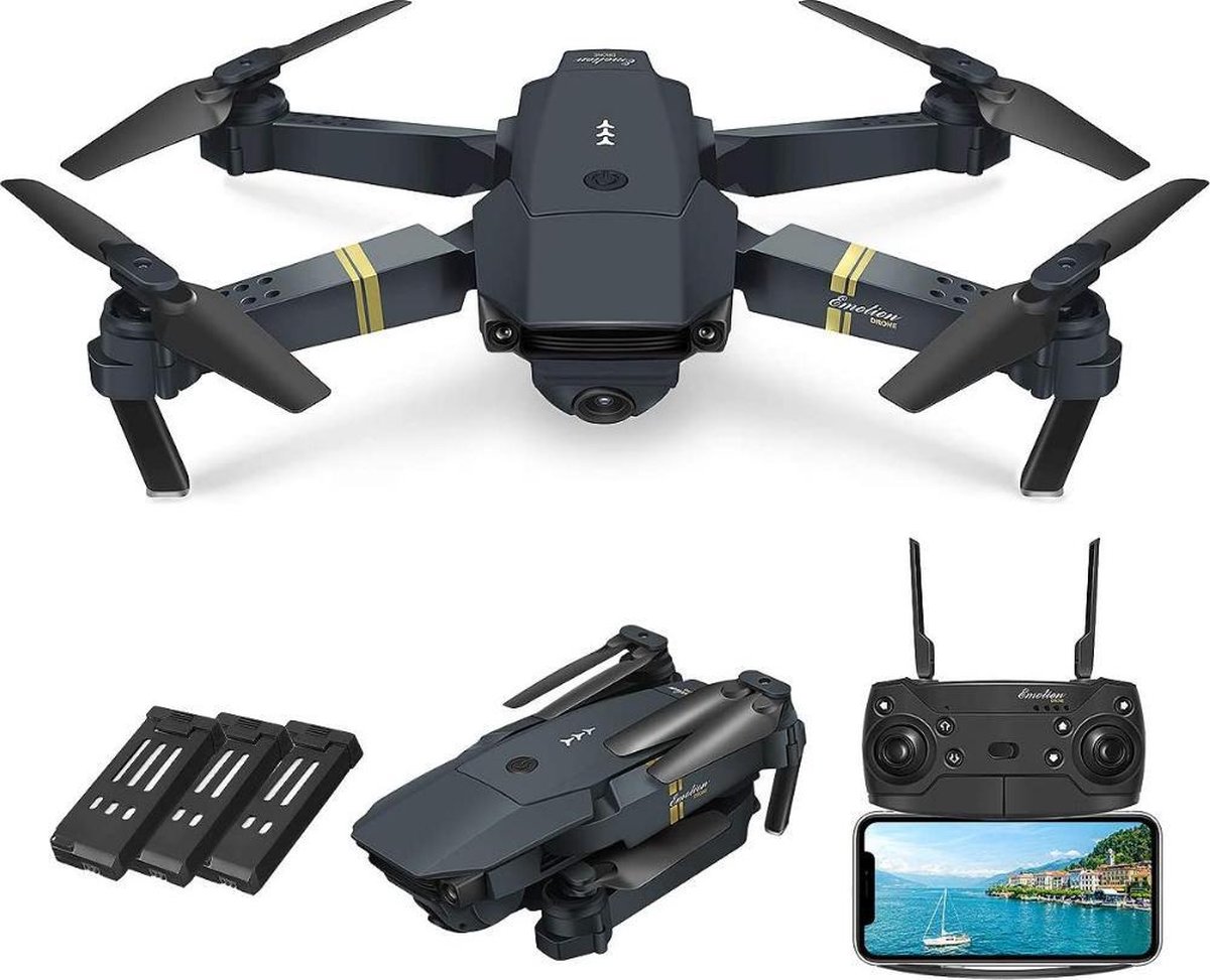 Vrijgekomen kaart Margaret Mitchell Trendtrading Mini Drone met Camera - 100m Bereik - HD Live-View via App |  Zwart | bol.com