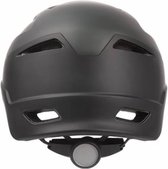 fietshelm e'city 350 gram abs zwart mt 55-58 cm