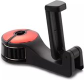Telefoonhouder auto - Smartphone houder voor auto - Universeel - Zwart/rood - Able & Borret