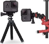 Statief voor Camera Go Pro - Selfie Stick - Rood - Foto's - Video's