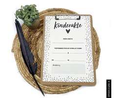 Kinderakte bruiloft - trouwakte - kind ceremonie - huwelijk - bruiloft - trouwen met kinderen erbij