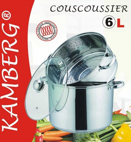 Amberg Couscous pan 3 in 1 Couscoussier
