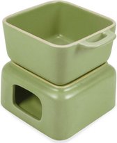 Gusta mini Fondue - Sauswarmer set Groen - Fondueset