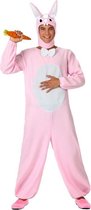 "Witte en roze konijnen kostuum voor volwassenen - Verkleedkleding - XL"