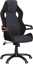 Pippa Design gamestoel gaming chair bureaustoel - zwart grijs