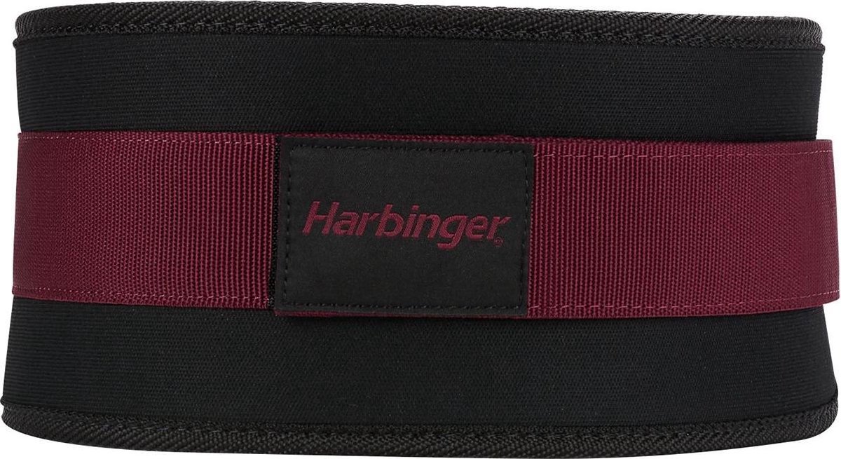Harbinger - 5 Inch Foam Core Riem Dames - Fitness Riem - Sport Riem - Gewichtsriem - Rood - Maat L