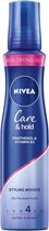 NIVEA Care & Hold Styling Mousse - 150 ml - Haarmousse